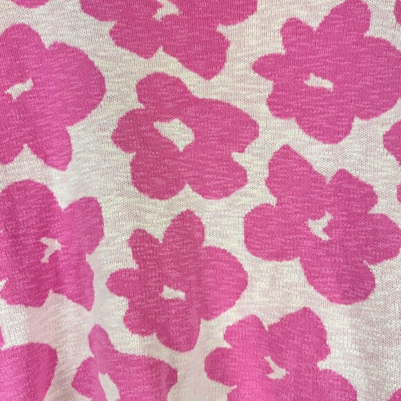 Promesa | S | Floral Knit Crop Sweater | Y2K | Cottagecore | Retro | Feminine - Picture 6 of 16
